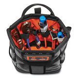 Arsenal 5527 Premium Topped Tool Pouch With Hinged Closure, 6 X 10 X 11.5, Polyester, Orange, Ships In 1-3 Business Days