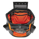 Arsenal 5527 Premium Topped Tool Pouch With Hinged Closure, 6 X 10 X 11.5, Polyester, Orange, Ships In 1-3 Business Days