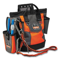 Arsenal 5527 Premium Topped Tool Pouch With Hinged Closure, 6 X 10 X 11.5, Polyester, Orange, Ships In 1-3 Business Days