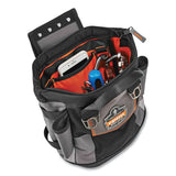 Arsenal 5517 Premium Topped Tool Pouch With Zipper, 6 X 10 X 11.5, Polyester, Black, Ships In 1-3 Business Days