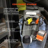 Arsenal 5569 Belt Clip Tool Pouch With Device Holster, 4 Compartments, 5 X 2 X 8.5, Polyester, Gray, Ships In 1-3 Bus Days