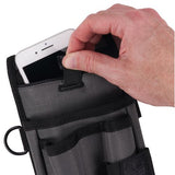 Arsenal 5569 Belt Clip Tool Pouch With Device Holster, 4 Compartments, 5 X 2 X 8.5, Polyester, Gray, Ships In 1-3 Bus Days
