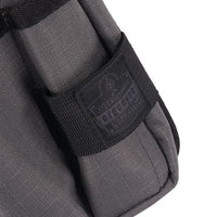 Arsenal 5569 Belt Clip Tool Pouch With Device Holster, 4 Compartments, 5 X 2 X 8.5, Polyester, Gray, Ships In 1-3 Bus Days