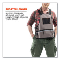 Arsenal 5700 16-pocket Apron, 16 Compartments, 20.8 X 23.6, Canvas, Gray, Ships In 1-3 Business Days