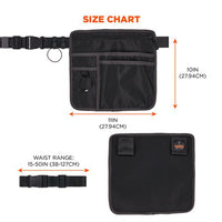 Arsenal 5716 Server Apron Pouch With Pockets, 5 Compartments, 11 X 10, Nylon, Black, Ships In 1-3 Business Days