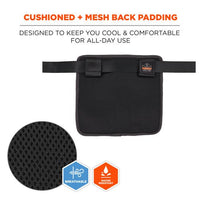 Arsenal 5716 Server Apron Pouch With Pockets, 5 Compartments, 11 X 10, Nylon, Black, Ships In 1-3 Business Days