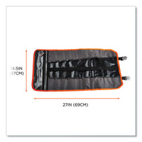 Arsenal 5871 Polyester Tool Roll Up, 21 Compartments, 27 X 14, Polyester, Black, Ships In 1-3 Business Days