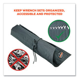 Arsenal 5872 Wrench Roll-up, 14 Compartments, 26 X 22, Polyester, Gray, Ships In 1-3 Business Days