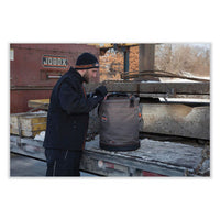 Arsenal 5945 Extra-large Swiveling Carabiner Canvas Hoist Bucket, 150 Lb, Gray, Ships In 1-3 Business Days