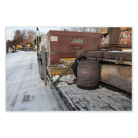 Arsenal 5945 Extra-large Swiveling Carabiner Canvas Hoist Bucket, 150 Lb, Gray, Ships In 1-3 Business Days