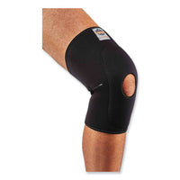Proflex 615 Open Patella Anterior Pad Knee Sleeve, Small, Black, Ships In 1-3 Business Days