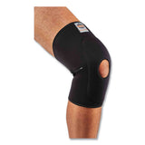 Proflex 615 Open Patella Anterior Pad Knee Sleeve, Medium, Black, Ships In 1-3 Business Days