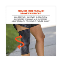 Proflex 601 Knee Compression Sleeve, Small, Black, Ships In 1-3 Business Days