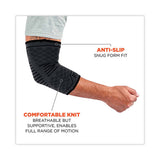 Proflex 651 Elbow Compression Sleeve, Medium, Gray/black, Ships In 1-3 Business Days