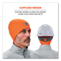 N-ferno 6812 Rib Knit Beanie, One Size Fits Most, Orange, Ships In 1-3 Business Days