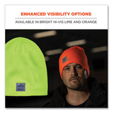 N-ferno 6812 Rib Knit Beanie, One Size Fits Most, Orange, Ships In 1-3 Business Days