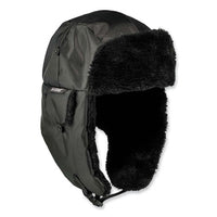 N-ferno 6802z Zippered Trapper Hat, Large/x-large, Black, Ships In 1-3 Business Days