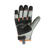 Proflex 710 Heavy-duty Mechanics Gloves, Gray, Small, Pair, Ships In 1-3 Business Days