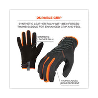 Proflex 812 Standard Mechanics Gloves, Black, 2x-large, Pair, Ships In 1-3 Business Days