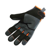 Proflex 810 Reinforced Utility Gloves, Black, Large Pair, Ships In 1-3 Business Days