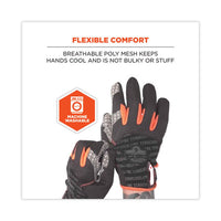 Proflex 821 Smooth Surface Handling Gloves, Black, Medium, Pair, Ships In 1-3 Business Days