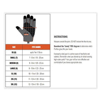 Proflex 860 Heavy Lifting Utility Gloves, Black, 2x-large, Pair, Ships In 1-3 Business Days