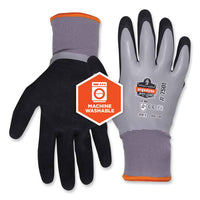 Proflex 7501 Coated Waterproof Winter Gloves, Gray, Small, Pair, Ships In 1-3 Business Days