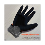 Proflex 7551 Ansi A5 Coated Waterproof Cr Gloves, Orange, Large, Pair, Ships In 1-3 Business Days