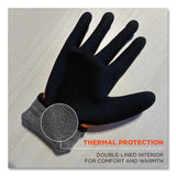 Proflex 7551 Ansi A5 Coated Waterproof Cr Gloves, Orange, X-large, Pair, Ships In 1-3 Business Days