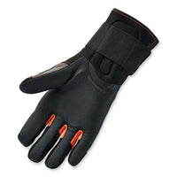 Proflex 9012 Certified Av Gloves + Wrist Support, Black, Large, Pair, Ships In 1-3 Business Days