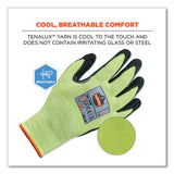 Proflex 7041 Ansi A4 Nitrile-coated Cr Gloves, Lime, Small, Pair, Ships In 1-3 Business Days