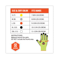 Proflex 7041 Ansi A4 Nitrile-coated Cr Gloves, Lime, Large, 144 Pairs, Ships In 1-3 Business Days