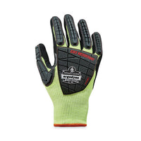 Proflex 7141 Ansi A4 Dir Nitrile-coated Cr Gloves, Lime, Large, 72 Pairs/pack, Ships In 1-3 Business Days