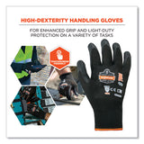 Proflex 7001-case Nitrile Coated Gloves, Black, Medium, 144 Pairs/carton, Ships In 1-3 Business Days