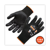 Proflex 7001 Nitrile-coated Gloves, Black, Large, 144 Pairs/pack, Ships In 1-3 Business Days