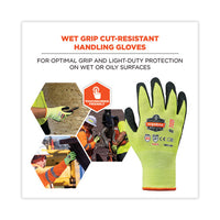 Proflex 7021 Hi-vis Nitrile-coated Cr Gloves, Lime, Large, 144 Pairs/carton, Ships In 1-3 Business Days