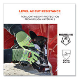 Proflex 7022-case Ansi A2 Coated Cr Gloves Dsx, Lime, Medium, 144 Pairs/carton, Ships In 1-3 Business Days