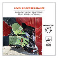 Proflex 7022-case Ansi A2 Coated Cr Gloves Dsx, Lime, X-large, 144 Pairs/carton, Ships In 1-3 Business Days