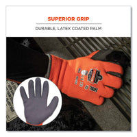 Proflex 7401-case Coated Lightweight Winter Gloves, Orange, 2x-large, 144 Pairs/carton, Ships In 1-3 Business Days