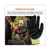 Proflex 7141 Ansi A4 Dir Nitrile-coated Cr Gloves, Lime, Medium, Pair, Ships In 1-3 Business Days