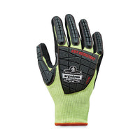 Proflex 7141 Ansi A4 Dir Nitrile-coated Cr Gloves, Lime, Large, Pair, Ships In 1-3 Business Days