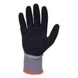 Proflex 7501-case Coated Waterproof Winter Gloves, Gray, Medium, 144 Pairs/carton, Ships In 1-3 Business Days