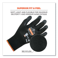 Proflex 7001 Nitrile-coated Gloves, Black, Small, Pair, Ships In 1-3 Business Days