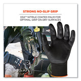 Proflex 7001 Nitrile-coated Gloves, Black, Medium, Pair, Ships In 1-3 Business Days