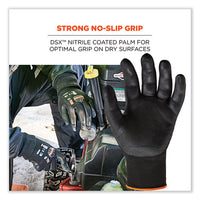 Proflex 7001 Nitrile-coated Gloves, Black, 2x-large, Pair, Ships In 1-3 Business Days