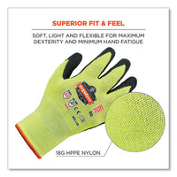 Proflex 7021 Hi-vis Nitrile-coated Cr Gloves, Lime, Medium Pair, Ships In 1-3 Business Days