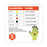 Proflex 7021 Hi-vis Nitrile-coated Cr Gloves, Lime, Large, Pair, Ships In 1-3 Business Days