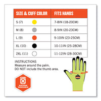 Proflex 7021 Hi-vis Nitrile-coated Cr Gloves, Lime, 2x-large, Pair, Ships In 1-3 Business Days