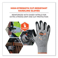 Proflex 7031 Ansi A3 Nitrile-coated Cr Gloves, Gray, Small, Pair, Ships In 1-3 Business Days