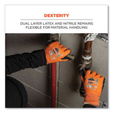 Proflex 7551-case Ansi A5 Coated Waterproof Cr Gloves, Orange, Large, 144 Pairs/carton, Ships In 1-3 Business Days